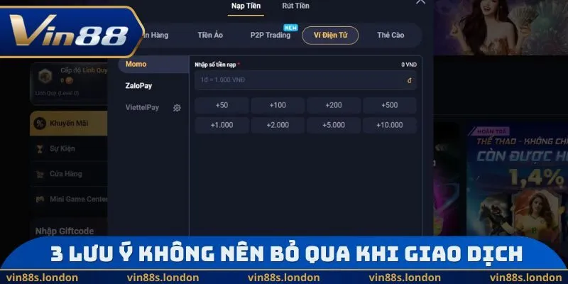 3 lưu ý không nên bỏ qua khi giao dịch