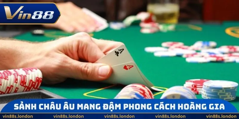 Sảnh châu Âu mang đậm phong cách hoàng gia